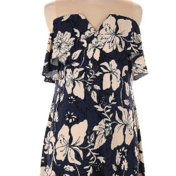 Liverpool Los Angeles Size 6 Hawaiian Print Dress - Picture 2 of 3